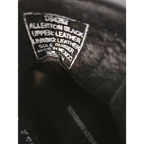 Harley-Davidson Allerton black leather ankle boots. Size 7.5. - Picture 6 of 9